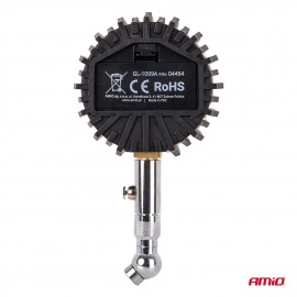 Amio - Ψηφιακό Μανόμετρο Πίεσης Ελαστικών 17 bar με Περιστρεφόμενη Κεφαλή & Βαλβίδα Εκτόνωσης - 1τεμ. (04464/AM) Μετρητές Πίεσης americat.gr