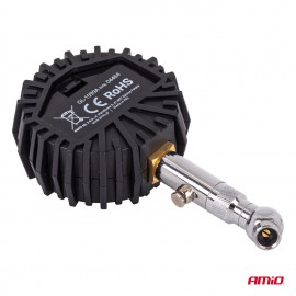 Amio - Ψηφιακό Μανόμετρο Πίεσης Ελαστικών 17 bar με Περιστρεφόμενη Κεφαλή & Βαλβίδα Εκτόνωσης - 1τεμ. (04464/AM) Μετρητές Πίεσης americat.gr