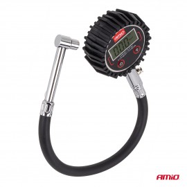 Amio - Ψηφιακό Μανόμετρο Πίεσης Ελαστικών 17 bar με Σωλήνα & Βαλβίδα Εκτόνωσης - 1τεμ. (04465/AM) Μετρητές Πίεσης americat.gr