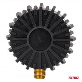 Amio - Επαγγελματικό μηχανικό μανόμετρο πίεσης ελαστικών 16 bar με λαστιχένια προστασία – Αναλογική ένδειξη -1 τεμ. (04467/ΑΜ) Μετρητές Πίεσης americat.gr