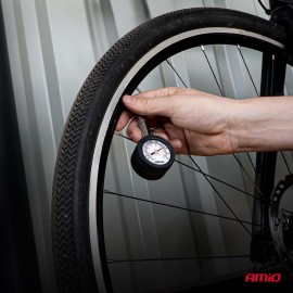 Amio - Μηχανικό μανόμετρο πίεσης ελαστικών 7 bar με περιστρεφόμενη κεφαλή και βαλβίδα εκτόνωσης – Αναλογικό υψηλής ακρίβειας - 1 τεμ. (04469/AM) Μετρητές Πίεσης americat.gr