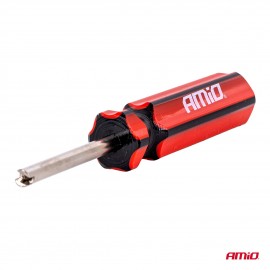 Amio - Εργαλείο Αφαίρεσης & Τοποθέτησης Βαλβίδας Ελαστικών (Valve Core Tool) – Για Αυτοκίνητα, Μοτοσυκλέτες & Ποδήλατα - 1 τεμ. (04470/AM) Εργαλεία Αλλαγής-Επισκευής Τροχών και Κομπρεσέρ Αέρα americat.gr