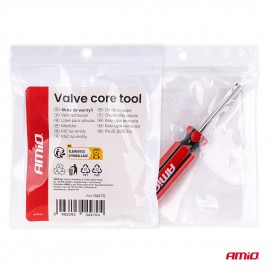 Amio - Εργαλείο Αφαίρεσης & Τοποθέτησης Βαλβίδας Ελαστικών (Valve Core Tool) – Για Αυτοκίνητα, Μοτοσυκλέτες & Ποδήλατα - 1 τεμ. (04470/AM) Εργαλεία Αλλαγής-Επισκευής Τροχών και Κομπρεσέρ Αέρα americat.gr