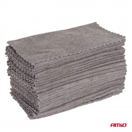 Amio - Σετ Πανιά Μικροϊνών (Microfiber) διαστάσεων 30x30cm με πυκνότητα 210g/m² σε συσκευασία 50 τεμαχίων για Επιβατικά Αυτοκίνητα και Οικιακή Χρήση - 50 τεμ. (04492/AM) Πανιά και Σφουγγάρια americat.gr