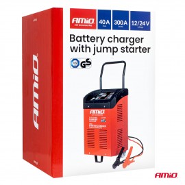 Amio - ΕΚΚΙΝΗΤΗΣ /ΦΟΡΤΙΣΤΗΣ ΜΠΑΤΑΡΙΑΣ 40A (300A STARTER) 12/24V ΓΙΑ ΜΠΑΤΑΡΙΕΣ 20-600Ah - AMIO (04500/AM) Φορτιστές Μπαταρίας americat.gr