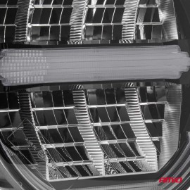 Amio - LED προβολέας εργασίας & φλας μακράς εμβέλειας στρογγυλού σχήματος με τάση λειτουργίας 9V-36V σε Λευκό & Κίτρινο χρώμα απόχρωσης 6.000K ισχύος 112W - 1 Τεμ. (04534/AM) Φώτα Εργασίας LED americat.gr