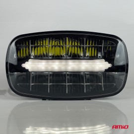 Amio - Προβολέας Εργασίας LED Oval με Ενσωματωμένο Φλας 109W 7000lm 9/36V για Φορτηγά Γεωργικά Μηχανήματα και Off-Road Οχήματα - 1 τεμ. (04535/AM) Φωτισμός LED americat.gr