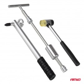 Amio - Kit Επισκευής Λαμαρίνας από Λακούβες (Αμάξωμα Οχήματος) DIY Dent+Ding Repair Kit Μεγάλο σε Σάκο για Επιβατικά Αυτοκίνητα - 1 σετ (04600/AM) Επισκευή Λαμαρίνας americat.gr