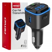 Amio - FM Transmitter Αυτοκινήτου 12/24V με 1xUSB Type-A και 2xUSB Type-C - 1 τεμ. (04651/AM) Φις Αναπτήρα americat.gr
