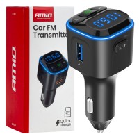 Amio - FM Transmitter Αυτοκινήτου 12/24V με 1xUSB Type-A και 2xUSB Type-C - 1 τεμ. (04651/AM) Φις Αναπτήρα americat.gr