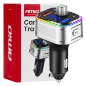 Amio - FM Transmitter Αυτοκινήτου 12/24V με 1xUSB Type-C και Υποδοχή microSD - 1 τεμ. (04652/AM) Φις Αναπτήρα americat.gr