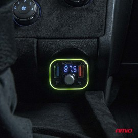 Amio - FM Transmitter Αυτοκινήτου 12/24V με 1xUSB Type-C και Υποδοχή microSD - 1 τεμ. (04652/AM) Φις Αναπτήρα americat.gr
