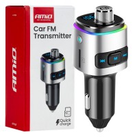Amio - FM Transmitter Αυτοκινήτου 12/24V με 2xUSB Type-A και Υποδοχή microSD - 1 τεμ. (04654/AM) Φις Αναπτήρα americat.gr
