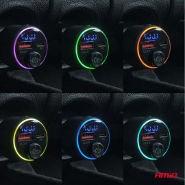 Amio - FM Transmitter Αυτοκινήτου 12/24V με 1xUSB Type-A και 1xUSB Type-C - 1 τεμ. (04655/AM) Φις Αναπτήρα americat.gr