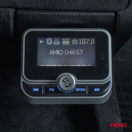 Amio - FM Transmitter Αυτοκινήτου 12/24V με 1xUSB Type-A, 1xUSB Type-C και Τηλεχειριστήριο - 1 τεμ. (04657/AM) Φις Αναπτήρα americat.gr