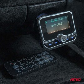 Amio - FM Transmitter Αυτοκινήτου 12/24V με 1xUSB Type-A, 1xUSB Type-C και Τηλεχειριστήριο - 1 τεμ. (04657/AM) Φις Αναπτήρα americat.gr