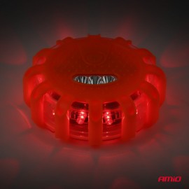 AMiO – Φως Ασφαλείας Έκτακτης Ανάγκης Μαγνητικό Επαναφορτιζόμενο 12 SMD LED Κόκκινο & 3 SMD Λευκό, Άμεση Σήμανση Κινδύνου και Φορητός Φωτισμός – 1 Τεμ. (04673/AM) Εκτακτη Ανάγκη americat.gr