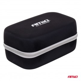 Amio - Φορητός Εκκινητής Μπαταρίας (Jump Starter) 4 σε 1 με ενσωματωμένο Κομπρεσέρ Αέρα, Powerbank και Φακό LED τάση λειτουργίας 12V με χωρητικότητα 12Ah και μέγιστο ρεύμα εκκίνησης 1600A για Επιβατικά Αυτοκίνητα - 1 τεμ. (04677/AM) Εκκινητές Μπαταρίας am