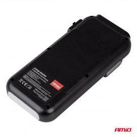 Amio - Φορητός Εκκινητής Μπαταρίας 3 σε 1 τύπου Jump Starter με Φως LED και Powerbank τάση λειτουργίας 12V απόδοσης 12Ah 800-1600A για Επιβατικά Αυτοκίνητα - 1 τεμ. (04678/AM) Εκτακτη Ανάγκη americat.gr
