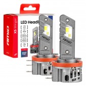 Amio - Λαμπτήρες LED Φώτων Εμπρός τύπου H15 βάση PGJ23t-1 τάση λειτουργίας 12V απόδοσης 45W (4400lm) X5 Series WINGER 6000K Plug & Play για Επιβατικά Αυτοκίνητα - 2 τεμ. (04685/AM) Λάμπες americat.gr