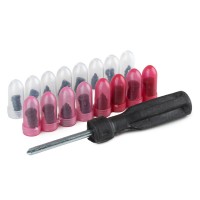 Amio - Κιτ Επιδιόρθωσης Ελαστικών με 16 Βίδες από Καουτσούκ & με Κατσαβίδι - 17τεμ (04694/AM) Επισκευή Ελαστικών americat.gr