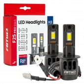 Amio - Λαμπτήρες LED F25 PRO Black Edition H3 68W 12-24V Full CAN Bus με Φωτεινότητα 7646lm σε Ψυχρό Λευκό 6000K για Επιβατικά Αυτοκίνητα & Φορτηγά - Σετ 2 τεμ. (04718/AM) Φωτισμός LED americat.gr