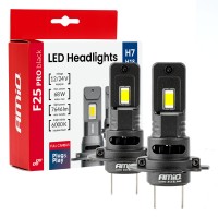 Amio - Λαμπτήρες LED F25 PRO Black Edition H7 68W 12-24V Full CAN Bus με Φωτεινότητα 7646lm σε Ψυχρό Λευκό 6000K για Επιβατικά Αυτοκίνητα & Φορτηγά - Σετ 2 τεμ. (04720/AM) Φωτισμός LED americat.gr