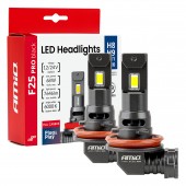 Amio - Λαμπτήρες LED F25 PRO Black Edition H8/H9/H11/H16 68W 12-24V Full CAN Bus με Φωτεινότητα 7646lm σε Ψυχρό Λευκό 6000K για Επιβατικά Αυτοκίνητα & Φορτηγά - Σετ 2 τεμ. (04721/AM) Φωτισμός LED americat.gr