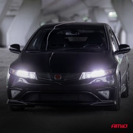 Amio - Λαμπτήρες LED F25 PRO Black Edition HIR2 (9012) 68W 12-24V Full CAN Bus με Φωτεινότητα 7646lm σε Ψυχρό Λευκό 6000K για Επιβατικά Αυτοκίνητα & Φορτηγά - Σετ 2 τεμ. (04724/AM) Φωτισμός LED americat.gr