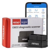 Amio - Διαγνωστικό Αυτοκινήτου OBD 2 τύπου ELM327 Bluetooth PIC25K80 τάση λειτουργίας 12V με ασύρματη σύνδεση για Επιβατικά Αυτοκίνητα - 1 τεμ. (04731/AM) Εκτακτη Ανάγκη americat.gr