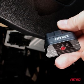 Amio - Διαγνωστικό Αυτοκινήτου OBD 2 τύπου ELM327 Bluetooth PIC25K80 τάση λειτουργίας 12V με ασύρματη σύνδεση για Επιβατικά Αυτοκίνητα - 1 τεμ. (04731/AM) Εκτακτη Ανάγκη americat.gr