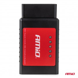 Amio - Διαγνωστικό Αυτοκινήτου OBD 2 τύπου ELM327 Bluetooth XL τάση λειτουργίας 12V με ασύρματη σύνδεση για Επιβατικά Αυτοκίνητα - 1 τεμ. (04733/AM) Εκτακτη Ανάγκη americat.gr