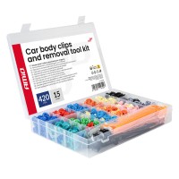 Amio – Κλιπς Αμαξώματος Αυτοκινήτου Σετ 435 Τεμ. με Εργαλεία για Σταθερή Τοποθέτηση & Πλήρη Επισκευή – 1 Σετ (04744/AM) Ειδη Συνεργείου americat.gr