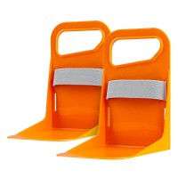 Amio - Διαχωριστικό/Σταθεροποιητής Αντικειμένων Πορτ Μπαγκάζ Αντιολισθητικό διάσταση 11,5x19x14cm χρώμα πορτοκαλί - 2 τεμ (04770/AM) Ελαστικά Δίχτυα americat.gr