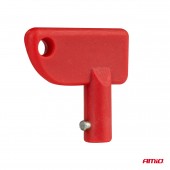 Amio - Κλειδιά Κεντρικού Διακόπτη Ρεύματος Μπαταρίας υλικό Πλαστικό χρώμα κόκκινο - 10 τεμ (04805/AM) Εργαλεία americat.gr