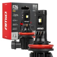 AMiO - Λάμπες LED F26 Pro Series H8/H9/H11/H16 12/24V 68W 2900-3550lm 6.000K Full Can-Bus Plug&Play - 2 Τεμ. (04873/AM) Λάμπες americat.gr