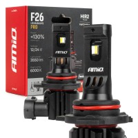AMiO - Λάμπες LED F26 Pro Series HIR2 9012 12/24V 68W 2900-3550lm 6.000K Full Can-Bus Plug&Play - 2 Τεμ. (04876/AM) Λάμπες americat.gr