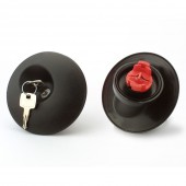 ΤΑΠΑ ΒΕΝΖΙΝΗΣ ΜΕ ΚΛΕΙΔΙ ΓΙΑ RENAULT CLIO 1993-1998 - BELLIER MILLENNIUM ΣΕ ΜΑΥΡΟ ΧΡΩΜΑ FARMA - 1 τεμ. Τάπες Καυσίμου americat.gr