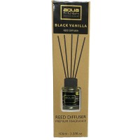 Aqua - Αρωματικό Χώρου Black Vanilia Home Reed Diffuser με 6 Στικς Aqua 100 ml - 1 τμχ (10-823/AQ) Αρωματικά americat.gr
