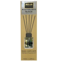Aqua - Αρωματικό Χώρου Mysterious Black Home Reed Diffuser με 6 Στικς Aqua 100 ml - 1 τμχ (10-847/AQ) Αρωματικά americat.gr