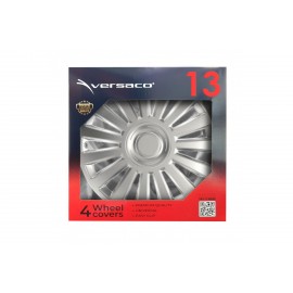 Amio - ΤΑΣΙΑ 13" HUBCAP LUXURY ΑΣΗΜΙ - ΣΕΤ 4 ΤΕΜ. ΣΕ ΚΟΥΤΙ (1037/AM) ΤΑΣΙΑ 13 ΙΝΤΣΕΣ americat.gr