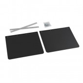 ΛΑΣΠΩΤΗΡΕΣ ΦΟΡΤΗΓΟΥ ΜΑΥΡΟΙ UNIVERSAL 62x40cm 2ΤΕΜ. Λασπωτήρες americat.gr