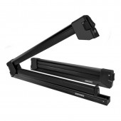 Menabo - Βάση Σκι Οροφής Αλουμινίου Yelo Black με Κλειδί για 6 Ζευγάρια Σκι ή 4 Snowboard για Ασφαλή Μεταφορά Φορτίου - 1 Σετ (14200/MB) Μεταφορά Σκι & Canoe Kayak americat.gr