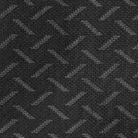 Καλύμματα Καθισμάτων Linear υψηλής ποιότητας ζακάρ Μαύρο / Γκρι set Πλατοκαθίσματα americat.gr