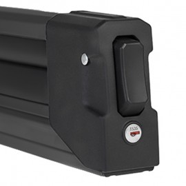 Menabo - Βάση Σκι Οροφής Αλουμινίου Yelo 4 NS Black με Κλειδί για 4 Ζευγάρια Σκι ή 2 Snowboard για Ασφαλή Μεταφορά Φορτίου - 1 Σετ (14590/MB) Μεταφορά Σκι & Canoe Kayak americat.gr