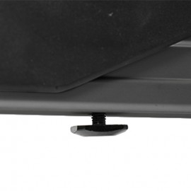 Menabo - Βάση Σκι Οροφής Αλουμινίου Yelo 4 NS Black με Κλειδί για 4 Ζευγάρια Σκι ή 2 Snowboard για Ασφαλή Μεταφορά Φορτίου - 1 Σετ (14590/MB) Μεταφορά Σκι & Canoe Kayak americat.gr