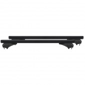 ΜΠΑΡΕΣ ΑΛΟΥΜΙΝΙΟΥ SONIC BLACK XL 130cm ΣΕ ΜΑΥΡΟ ΧΡΩΜΑ ΓΙΑ ΟΡΟΦΗ ΜΕ FLUSH ΚΑΙ RAISED RAILS MENABO - 2 ΤΕΜ. Μπάρες Αλουμινίου americat.gr