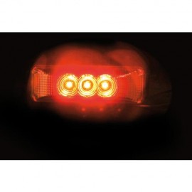 Φως Φορτηγού 24V 3LED Κόκκινο 103x35mm Προβολείς LED americat.gr
