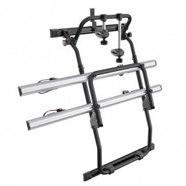 Menabo - Βάση Ποδηλάτου Πίσω Πόρτας Tremont B για Van με Δίφυλλες Ανοιγόμενες Πίσω Πόρτες, για 2 Ποδήλατα, E-Bikes και Fat Bikes, Αναδιπλούμενη, από Αλουμίνιο - 1 Σετ (14810/MB) Βάσεις Πορτ Μπαγκάζ americat.gr