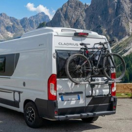 Menabo - Βάση Ποδηλάτου Πίσω Πόρτας Tremont B για Van με Δίφυλλες Ανοιγόμενες Πίσω Πόρτες, για 2 Ποδήλατα, E-Bikes και Fat Bikes, Αναδιπλούμενη, από Αλουμίνιο - 1 Σετ (14810/MB) Βάσεις Πορτ Μπαγκάζ americat.gr